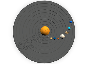 braille modèle solaire pinshape planètes système science envisionthefuture design défi jeunesse 3d print model - Mito3D