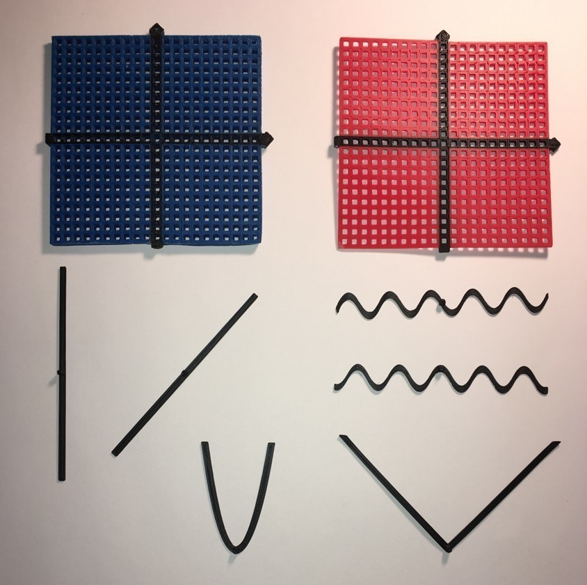 graphing tool coordinate plane functions pinshape blind visually-impared education tools math envisionthefuture-design-challenge 3D print model - Mito3D