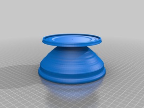 solide Platte pinshape Servierplatten kundengebundene Kuchen 3d print model - Mito3D