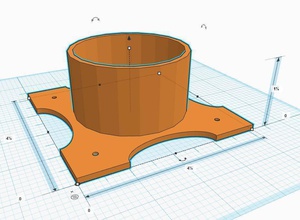 tabletop cup holder design 2 pinshape envisionthefuture-design-challenge 3d print model - Mito3D
