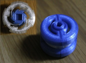 ratchet mechanism pinshape 3d-design 3d print model - Mito3D