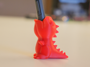 wacom dragón sostenedor pluma pinshape portalápices 3d print model - Mito3D