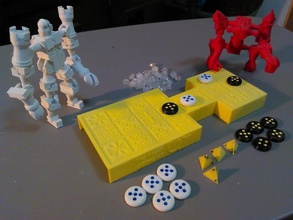 yerde royal oyun ur Yazı Tahtası pinshape menteşeli masa üstü kurulu 3d tasarım 3d print model - Mito3D