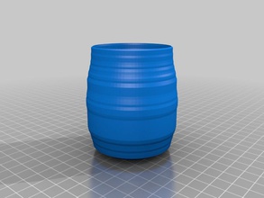 mini barrel pinshape kundengebundene Fässer Fass 3d print model - Mito3D