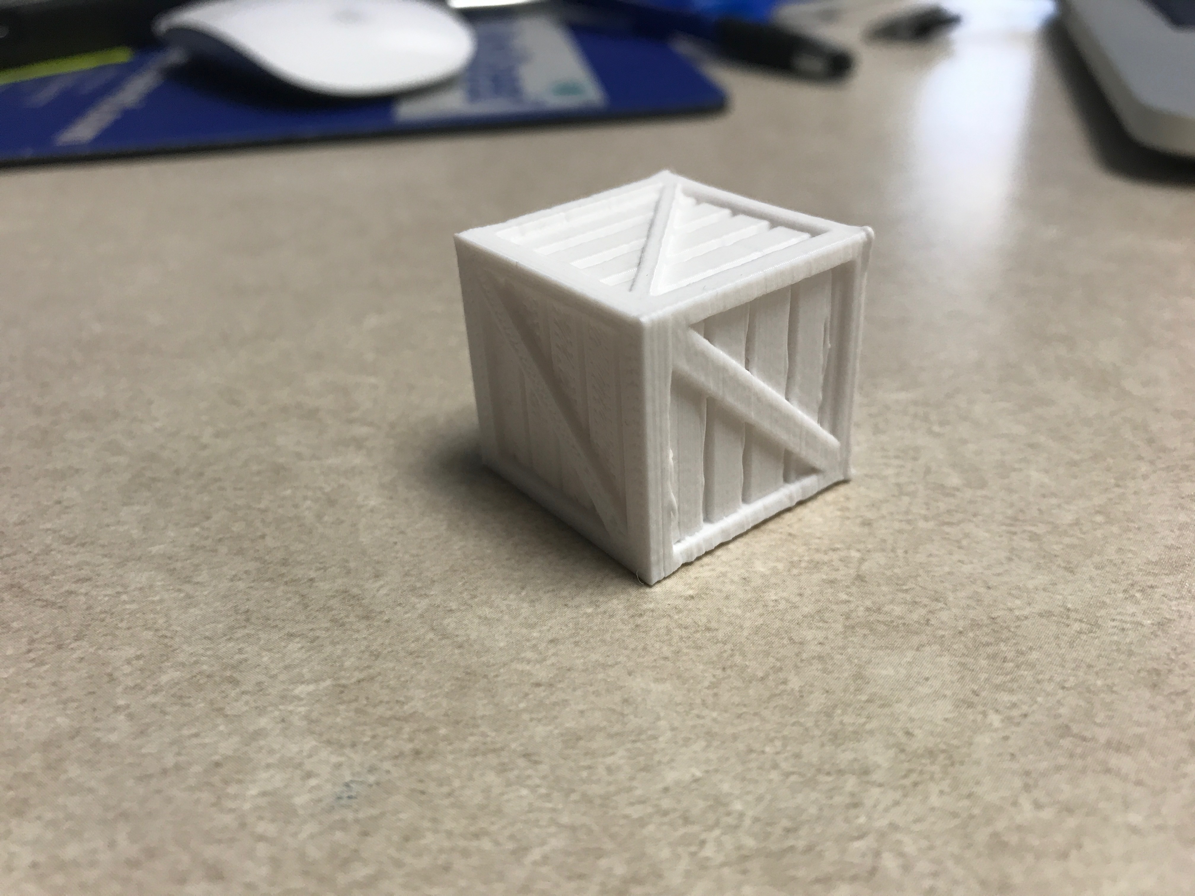 crate box pinshape bois boîte caisse cratebox 3D print model - Mito3D