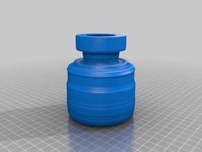 bottle vase stl pinshape vases decor customized 3d print model - Mito3D