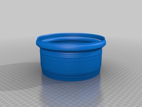 vaso planta 3 pinshape potes pote vasos plantas personalizado 3d print model - Mito3D