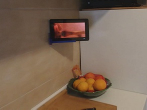 tablet smartphone moving wall holder pinshape smartphones holders sgabolab tablet-holder 3d print model - Mito3D