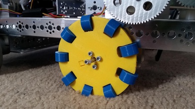 omni wheels--first tech challenge pinshape mechanical-design-contest wheels ftc 3d print model - Mito3D