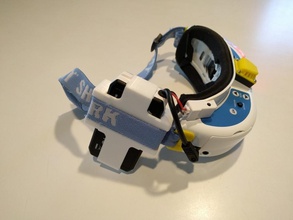 strap mount fat shark headset li-ion 18650 case pinshape 3d-design 3d print model - Mito3D