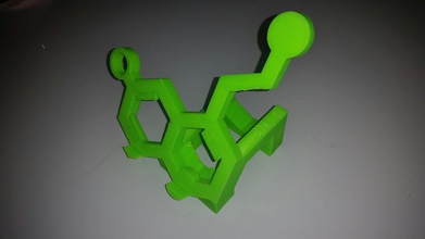 serotonin pinshape dur kimya mobilestand cep telefonu sahibi 3d print model - Mito3D