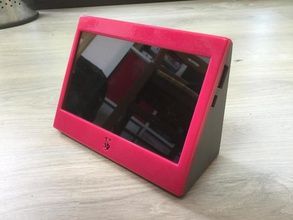 7 Zoll raspberry pi hdmi Bildschirm Fall vesa mount pinshape 3d design 3d print model - Mito3D