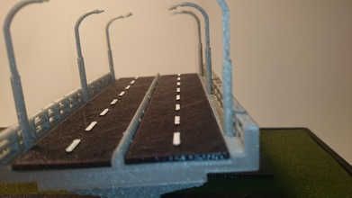pont décoration pinshape bureau modèle d'architecture 3d print model - Mito3D