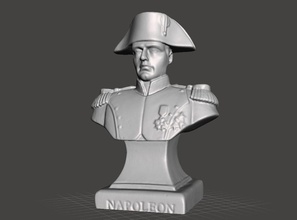 napoleon scan pinshape 3d design 3d print model - Mito3D