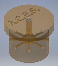 graisse roulement roue emballage l'adaptateur l'outil zert pinshape hub moyeu polaris rzr mécanique conception concours 3d print model - Mito3D