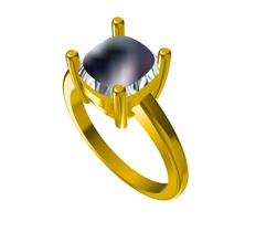 bague fiançailles modèle cao 3d stl format pinshape l'engagement ring Cao bijoux 3d print model - Mito3D