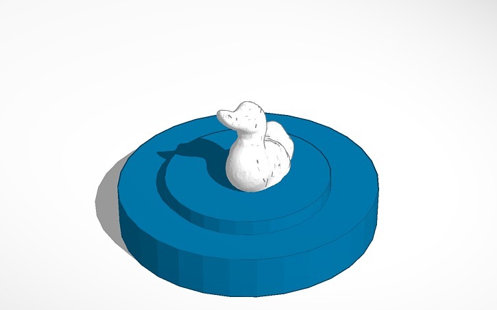 duck pond pinshape 3d-design 3D print model - Mito3D