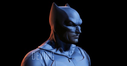 batman justice league kaplama v12 pinshape koleksiyon parçaları tahsil toplamak baca şapkası cosplayer cosplay Yarışması tasarım prop batmanvsuperman superman vs v 3d print model - Mito3D