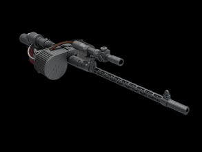 rt97c blaster rifle pinshape adereços arma prop starwars star wars 3d print model - Mito3D