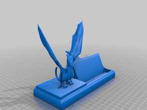 dragão negócio titular cartão plásticos pinshape office dragões cartões busness visita titulares negócios 3d print model - Mito3D