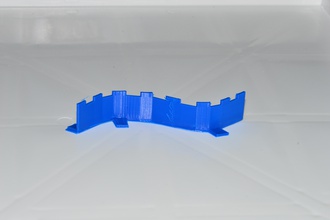 paintbrush holder wavy artists pinshape holders 3d print model - Mito3D