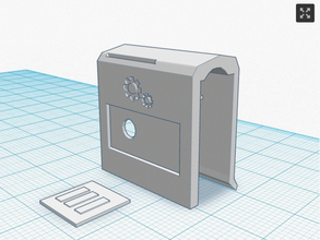 clip portatile copertura protezione pinshape videocamera privacy personalizzabile accessorio macchina 3d print model - Mito3D