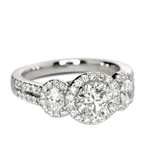 Cad 3d modelo mulheres bonitas anel casamento pinshape jóias design cad engajamento 3d print model - Mito3D