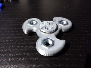 fidget spinner pinshape mécanique conception concours amusant jouet 3d print model - Mito3D