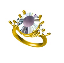 donne anello nozze modelli cad 3d formato stl pinshape gioielli modello Modello fidanzamento 3d print model - Mito3D