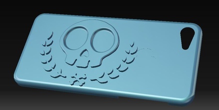iphone 7s crâne cas vol2 pinshape 3d print model - Mito3D