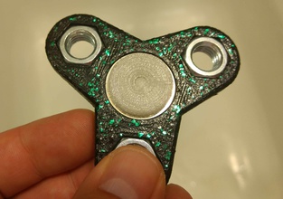 arm hex nut fidget spinners pinshape toy-spinner fidget-spinner 3d print model - Mito3D