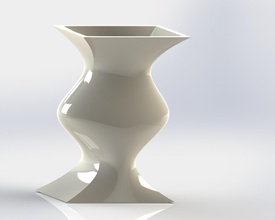 vase twist 06 pinshape vases 3d print model - Mito3D