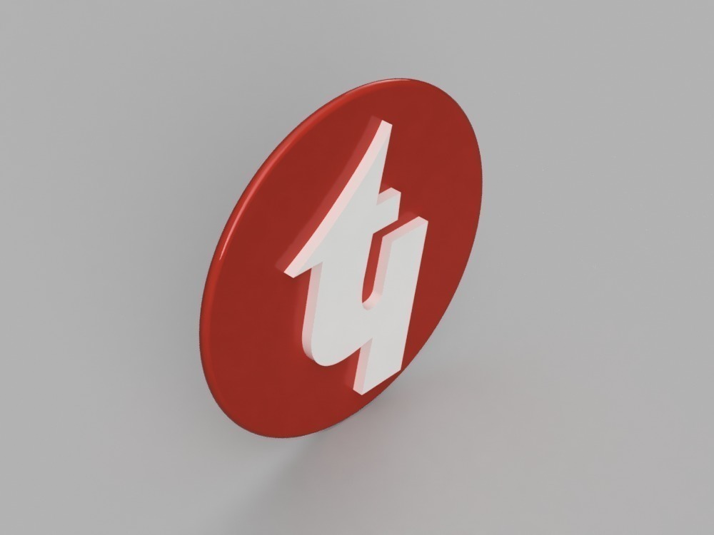 techno inde logo pinshape Conception 3d 3D print model - Mito3D