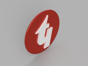 techno inde logo pinshape Conception 3d 3d print model - Mito3D