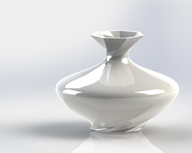vase twisted 03 pinshape 3d design 3d print model - Mito3D