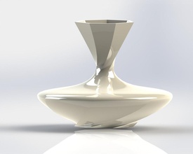 vaso twist 02 pinshape disegno 3d 3d print model - Mito3D