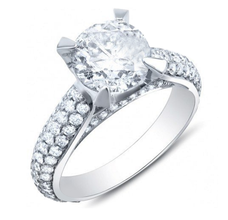3d joyería diseño cad mujer anillo bodas pinshape modelo stl Modelo compromiso 3d print model - Mito3D