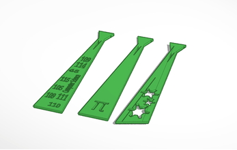 cs criador design laços pinshape mudanças acii gravata laço 3d print model - Mito3D