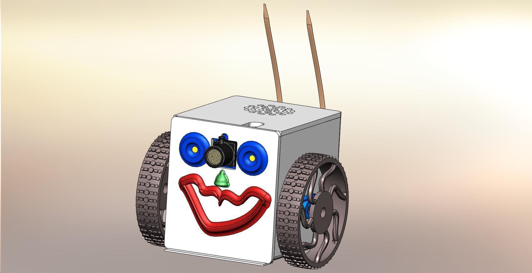 minifloppypixycambot pinshape mecánica diseño concurso teatro pixycam cmucam5 pixy minifloppybot robotoons roboguts r2pv1com wperko solidworksmagi 3D print model - Mito3D