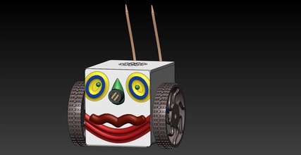 minifloppycmucam2bot pinshape yarışma mekanik tasarım tiyatro cmucam2 robotoons roboguts r2pv1com wperko solidworksmagi 3d print model - Mito3D