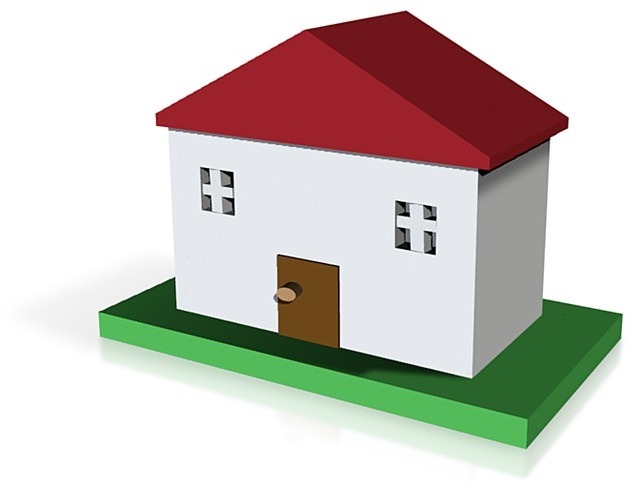 modelo casa pinshape modelos casas 3D print model - Mito3D