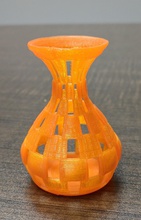 checker vase pinshape 3d print model - Mito3D
