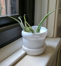 davanzale fioriera pinshape finestra in vaso piante 3d print model - Mito3D