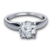 3d gioielli modello cad solitaire anello nozze pinshape fidanzamento matrimonio stl 3d print model - Mito3D