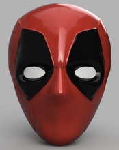 deadpool máscara pinshape 3d design 3d print model - Mito3D