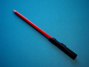 ışın kılıcı kalem extender pinshape sahibi pencilholder skywalker darth vader starwars 3d print model - Mito3D