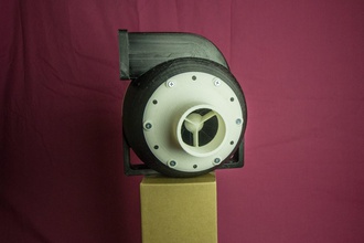 turbina ad aria pompa pinshape meccanica progettazione concorso d'aria buon mercato pulizia polvere extractor rimozione turbine fai 3d print model - Mito3D