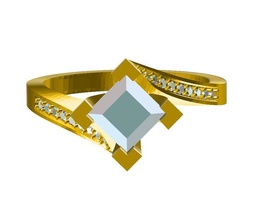 womens abito modello cad 3d formato stl pinshape gioielli anello nozze Modello fidanzamento 3d print model - Mito3D