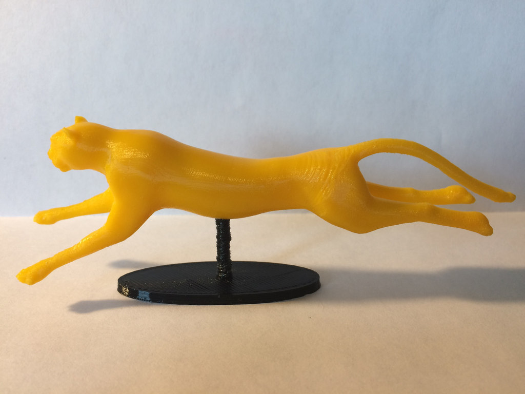 guépard course pinshape Conception 3d 3D print model - Mito3D