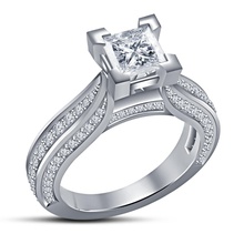 3d jewelry cad model beautiful wedding ring stl format pinshape engagement 3d print model - Mito3D